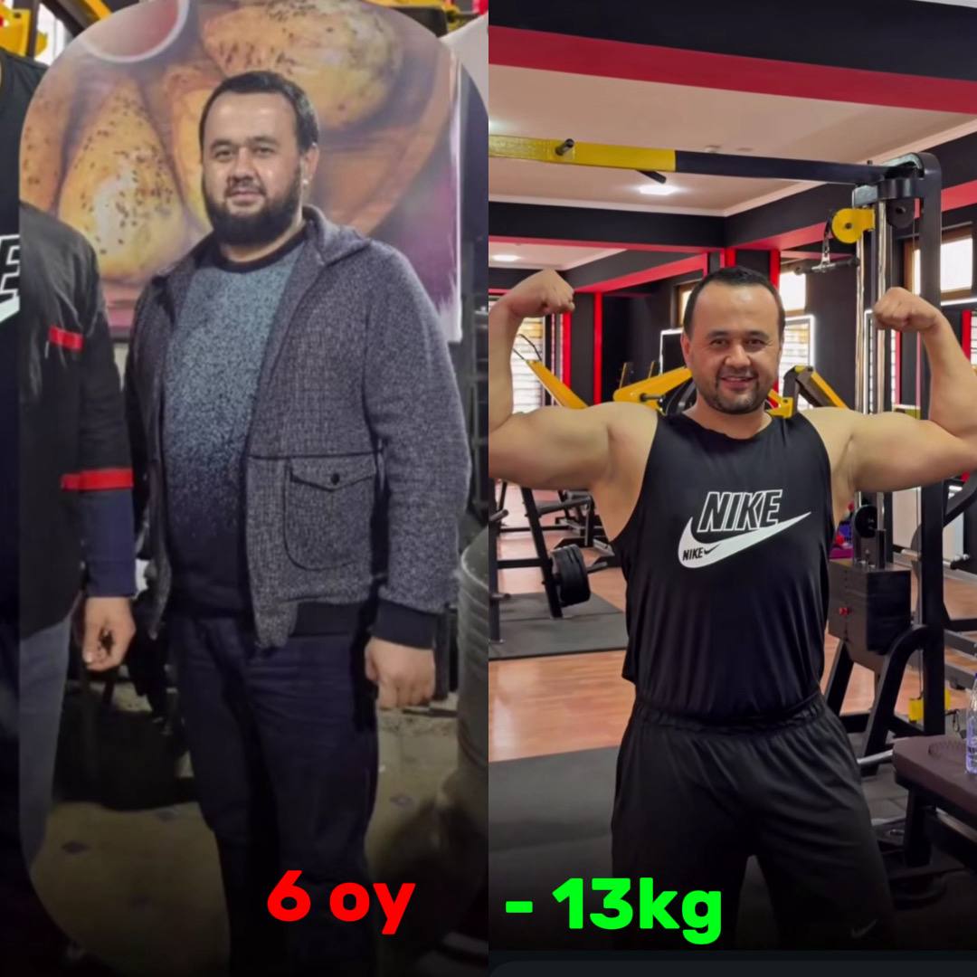 Sardor T. — Vazn yo‘qotish, 6 oy, −13 kg